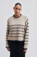 Laila Knit O-Neck - Oxford Tan