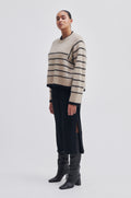 Laila Knit O-Neck - Oxford Tan
