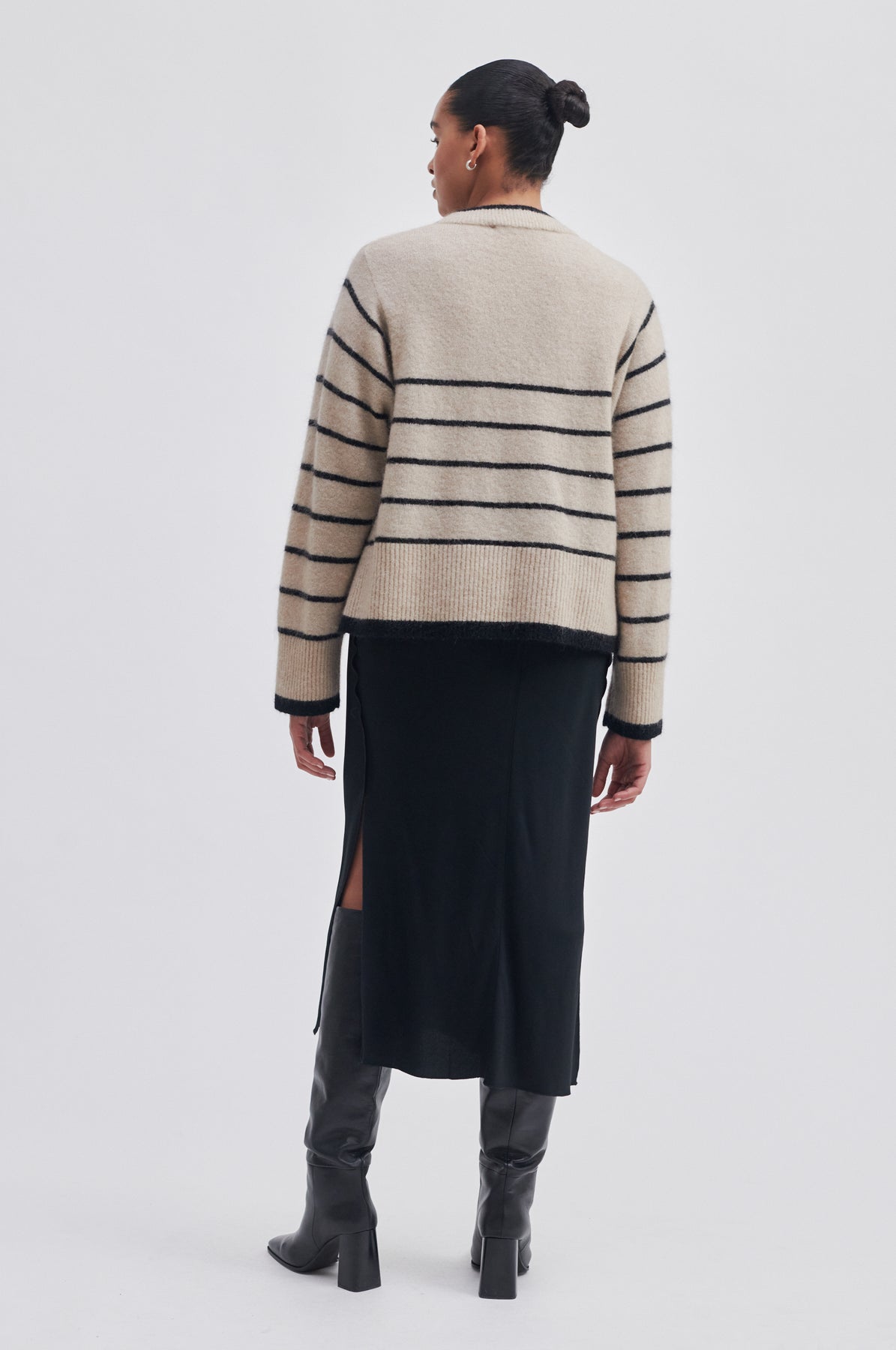Laila Knit O-Neck - Oxford Tan