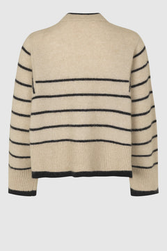 Laila Knit O-Neck - Oxford Tan