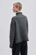 Herrin Knit New T-Neck - Black