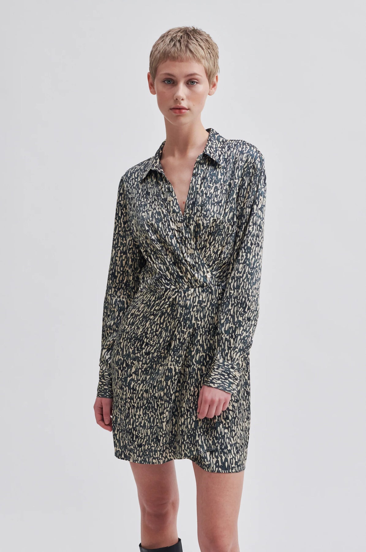 Luna Dress - Woodland Gray