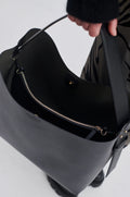 Leata Maxi Leather Bag - Black
