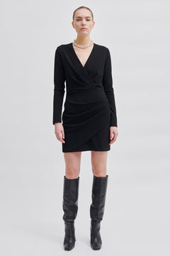 Kos Short Dress - Black