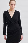 Kos Short Dress - Black