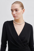 Kos Short Dress - Black