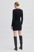 Kos Short Dress - Black