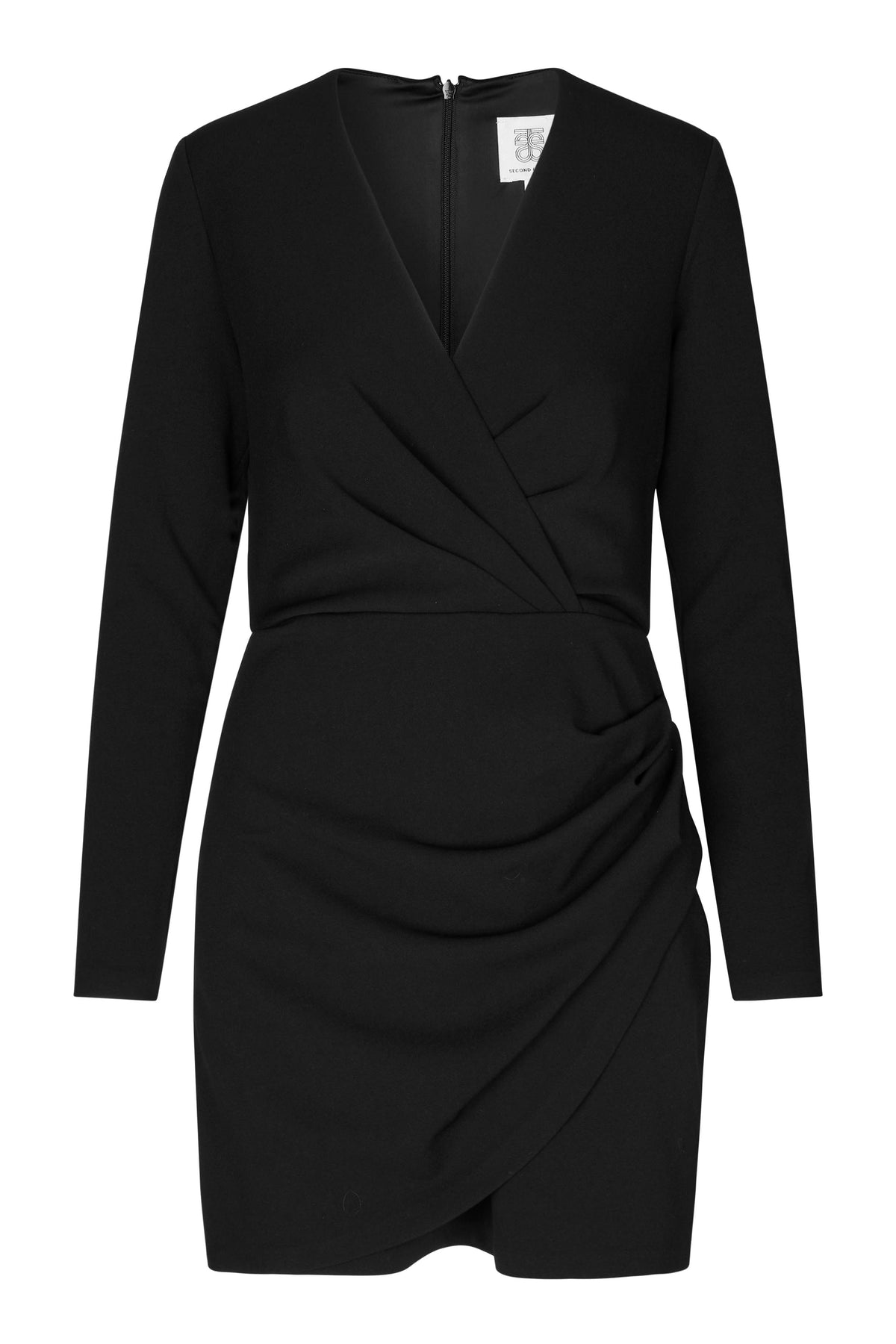 Kos Short Dress - Black