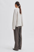 Brookline Knit Raglan O-Neck - Moonbeam