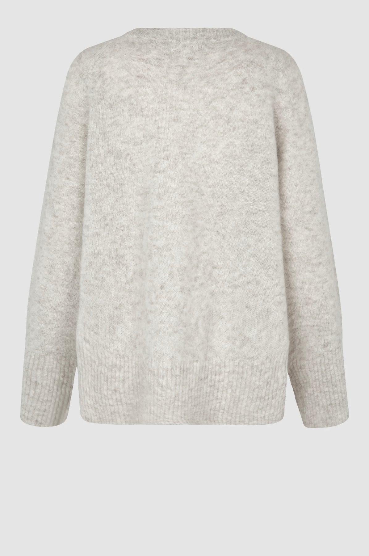 Brookline Knit Raglan O-Neck - Moonbeam
