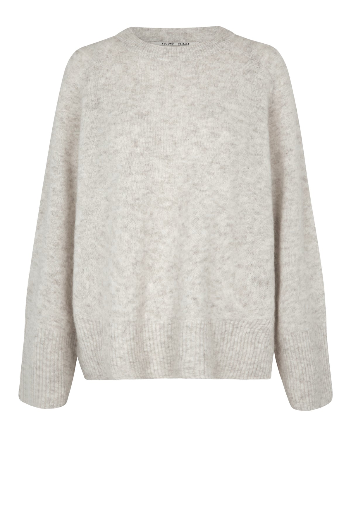 Brookline Knit Raglan O-Neck - Moonbeam