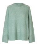 Brookline Knit Raglan O-Neck - Slate Green