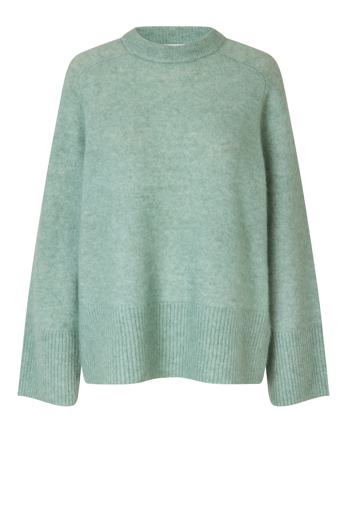 Brookline Knit Raglan O-Neck - Slate Green