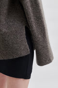 Brookline Knit Raglan O-Neck - Major Brown