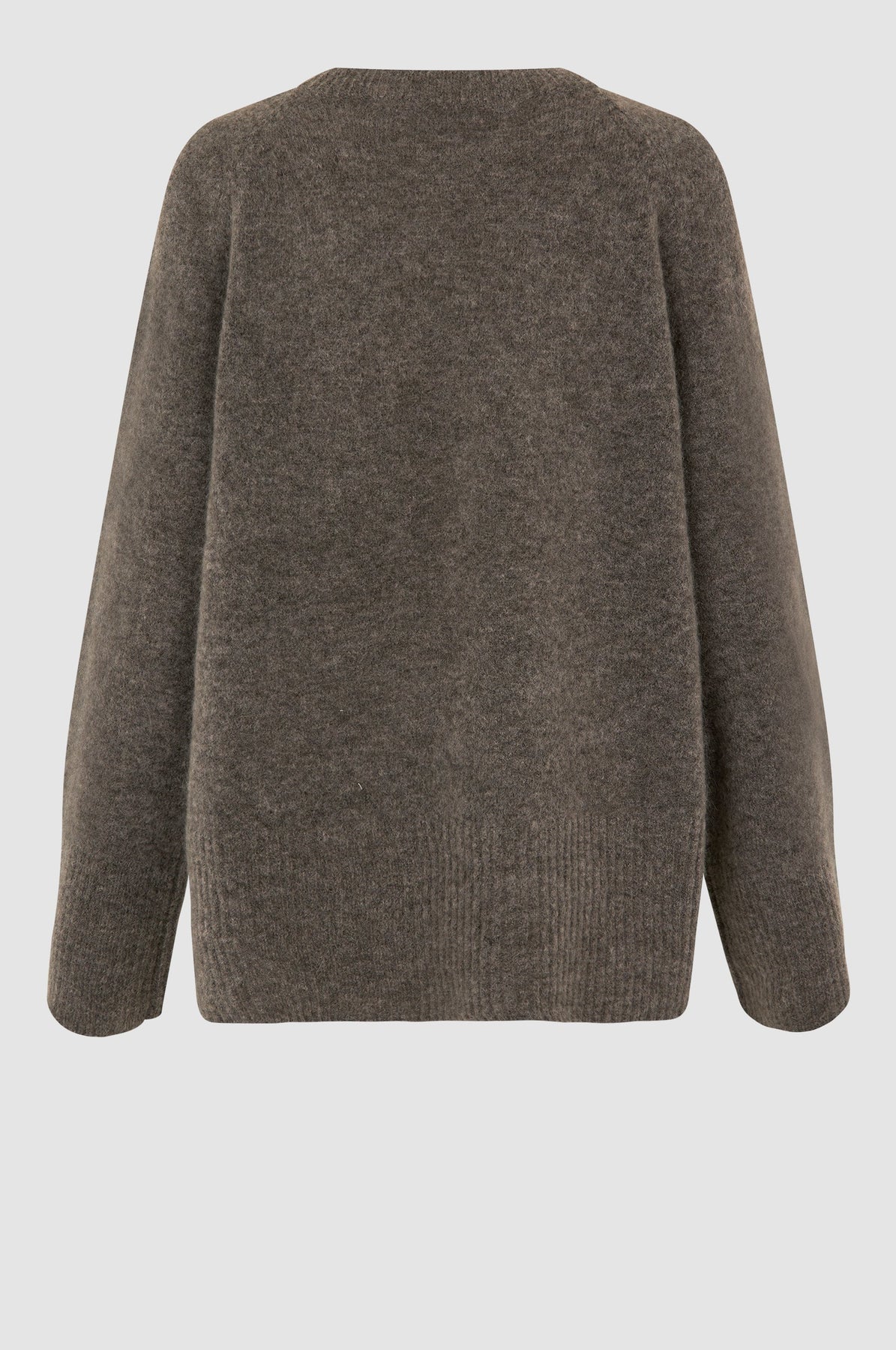 Brookline Knit Raglan O-Neck - Major Brown