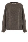 Brookline Knit Raglan O-Neck - Major Brown