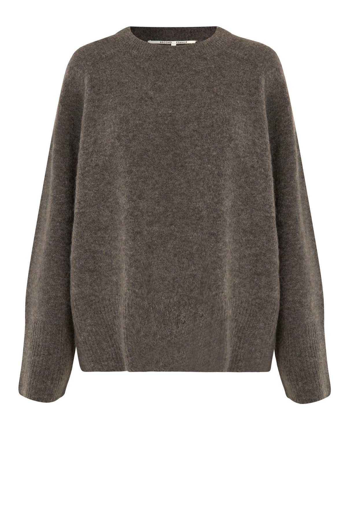 Brookline Knit Raglan O-Neck - Major Brown