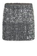 Shimmer Mini Skirt - Silver