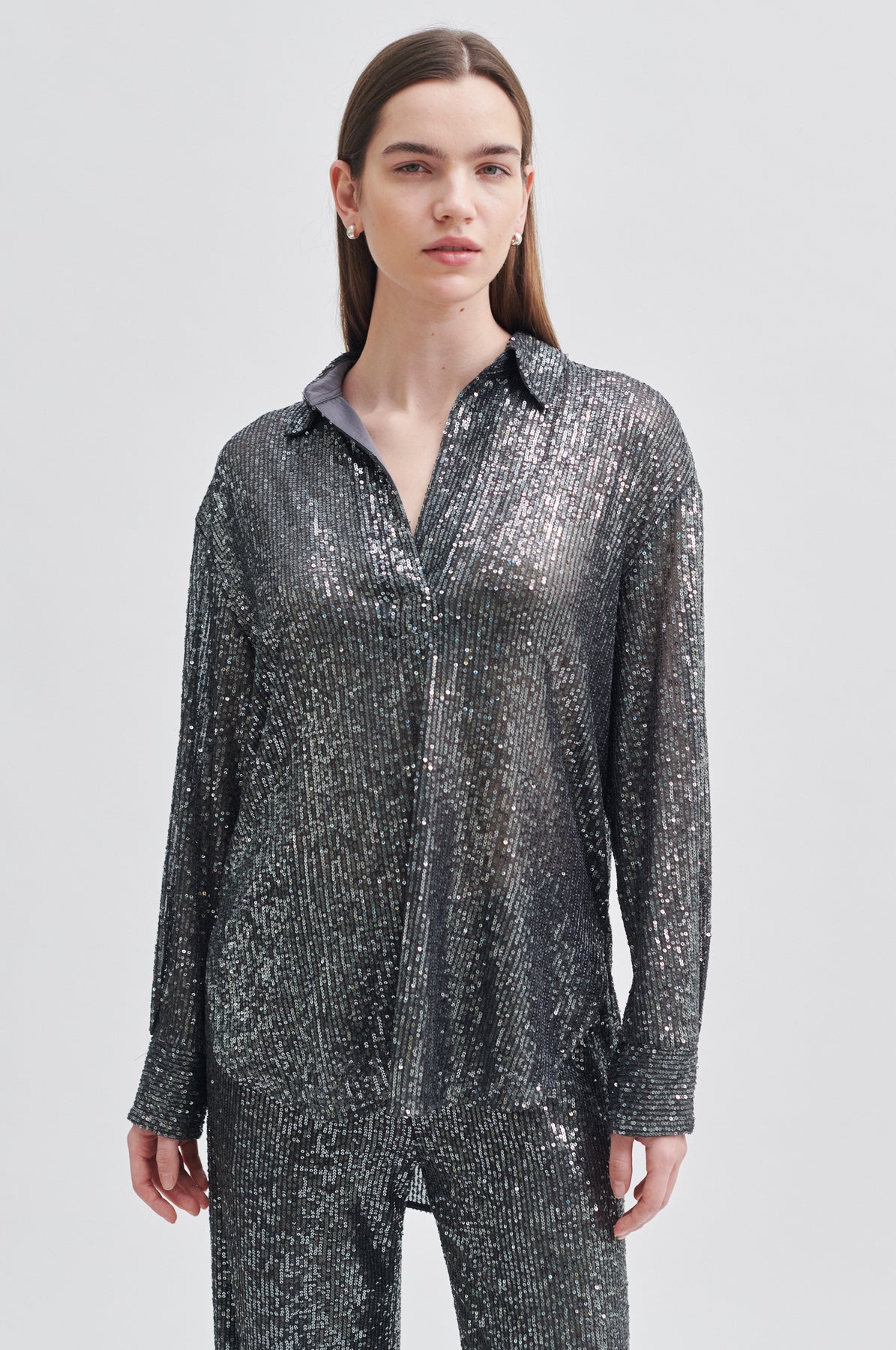 Moonshine Blouse - Volcanic Ash
