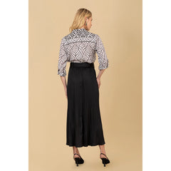 Ayleen Solid Skirt - Black