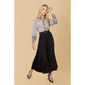 Ayleen Solid Skirt - Svart