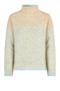Herrin Knit Stripe T-Neck - Starlight Blue