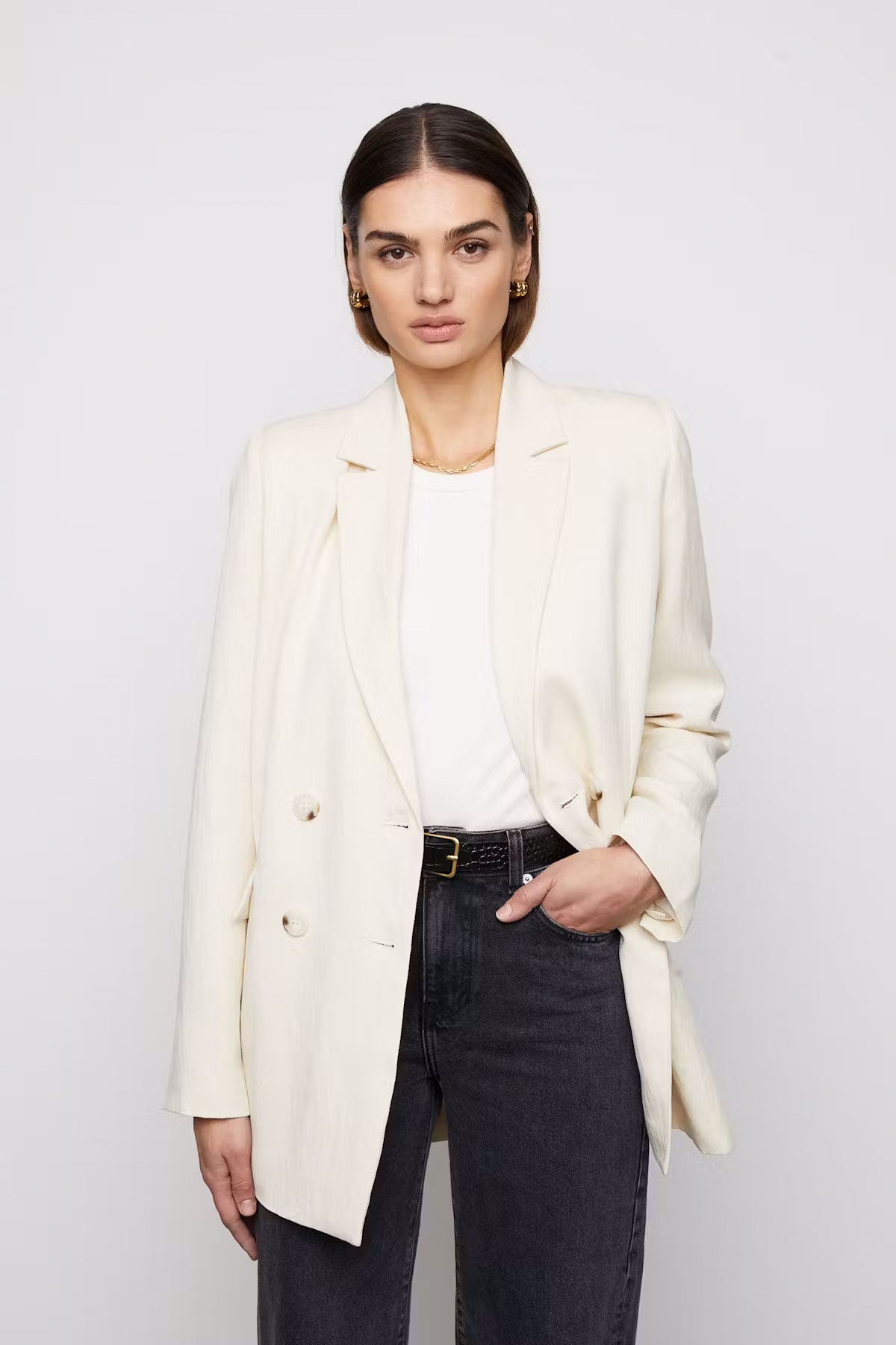 Mindy Blazer - Cream