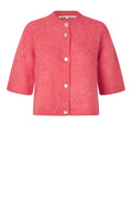 Andrea Knit Rib Kofta - Spiced Coral