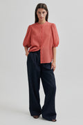 Tascha Shirt - Spiced Coral