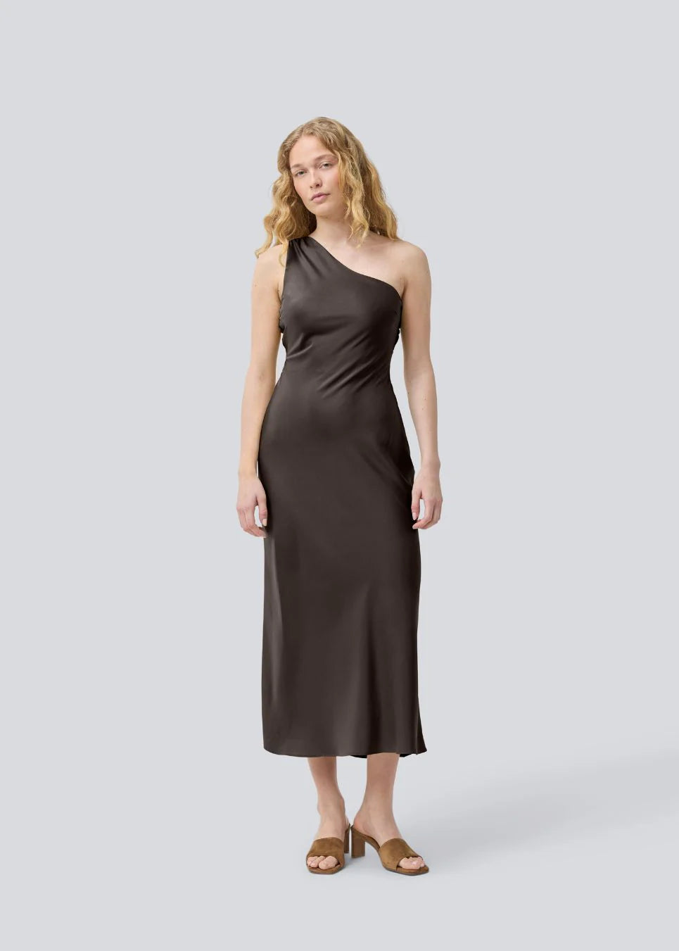 Narcissa Dress - Seal Brown