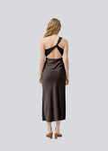Narcissa Dress - Seal Brown