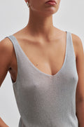 Ellia Knit Top - Silver
