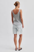 Ellia Knit Top - Silver