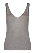 Ellia Knit Top - Silver