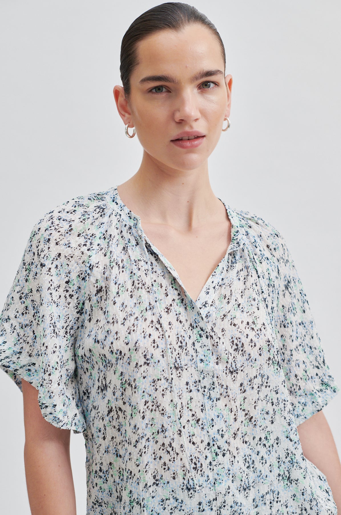 Elle Shirt - Alaskan Blue