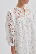 Stefanie Dress - Vit