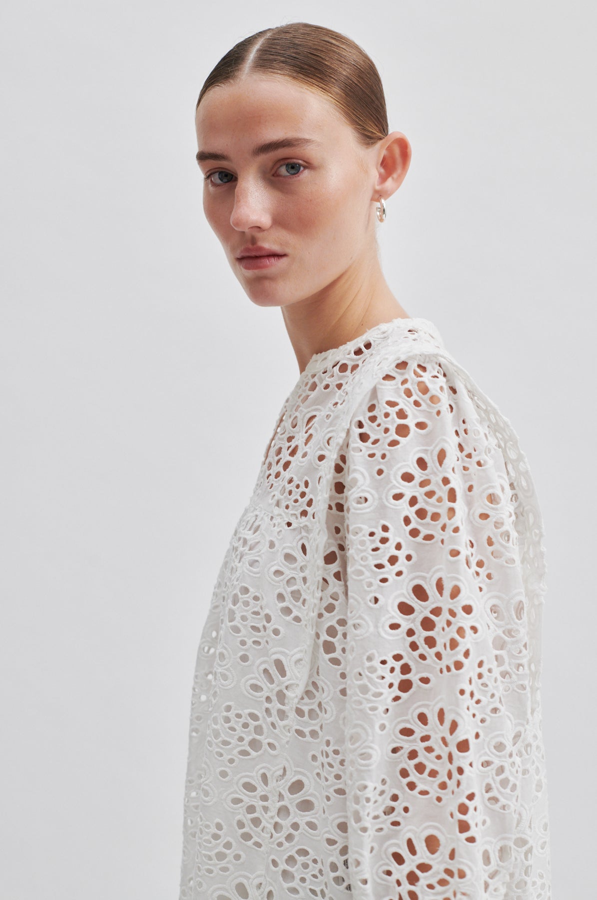Stefanie Dress - Vit