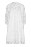 Stefanie Dress - Vit