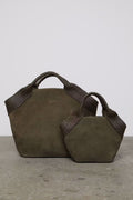 Aura Bag S - Olive Suede