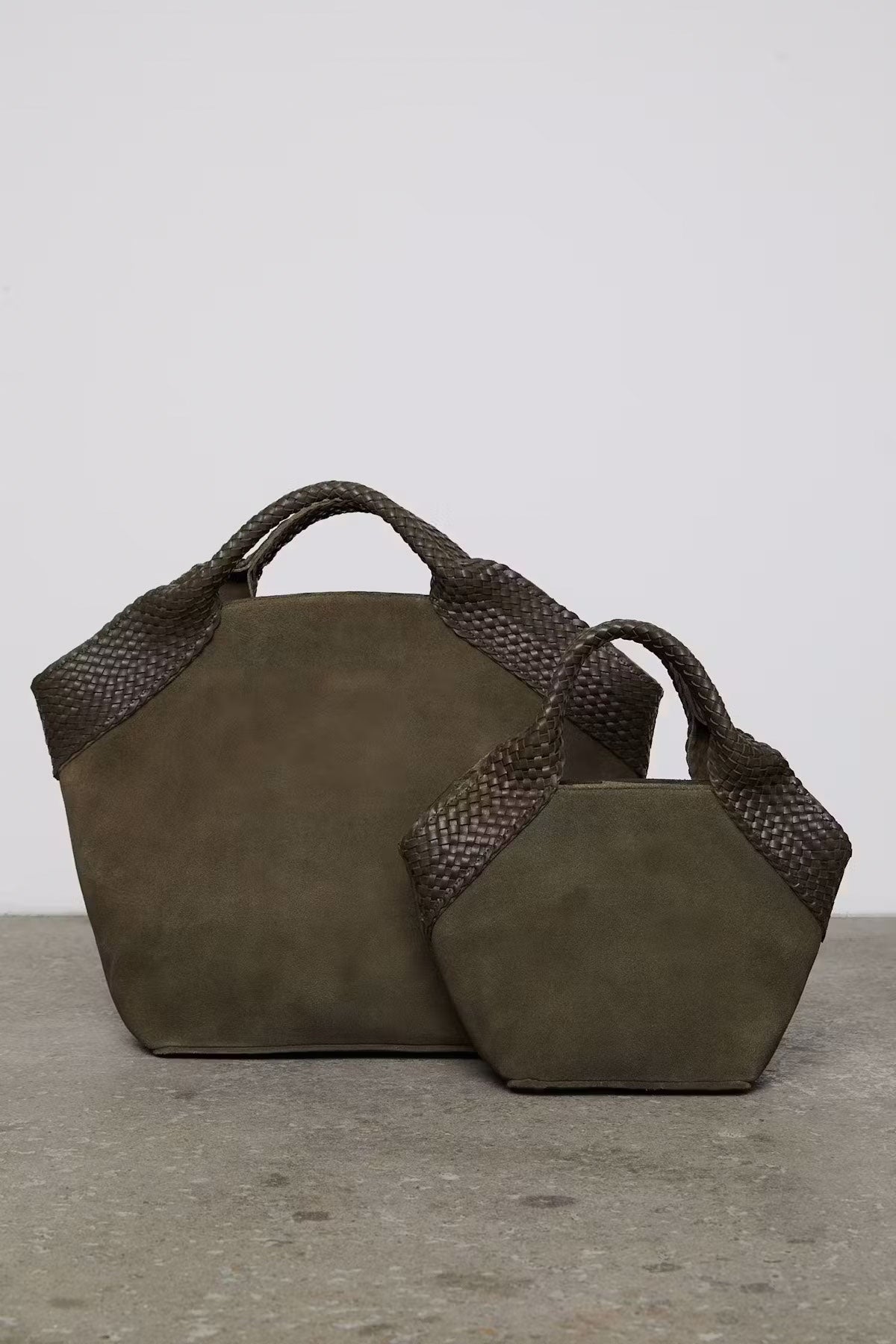 Aura Bag S - Olive Suede