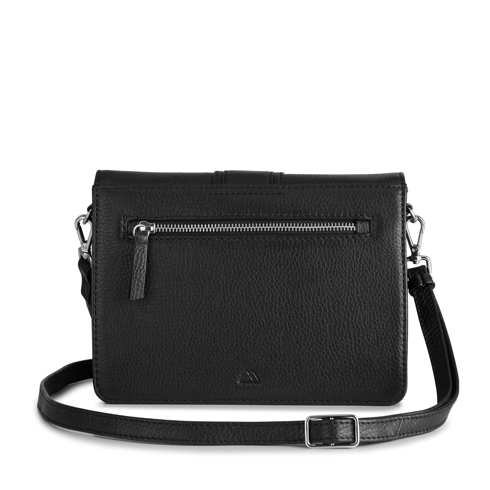 Janembg Crossbody Bag - Black Grain