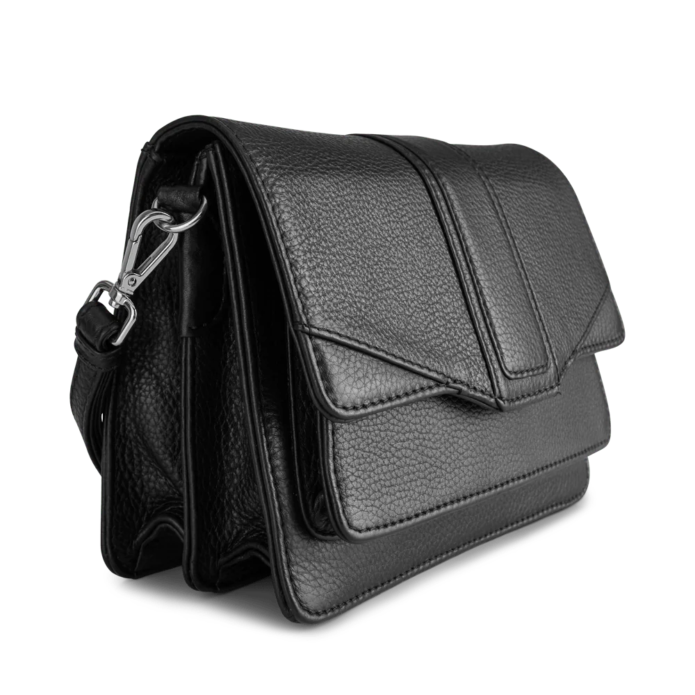 Janembg Crossbody Bag - Black Grain