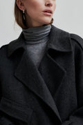 Walance Short Jacket - Dark Grey Melange