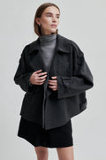 Walance Short Jacket - Dark Grey Melange