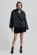 Walance Short Jacket - Dark Grey Melange