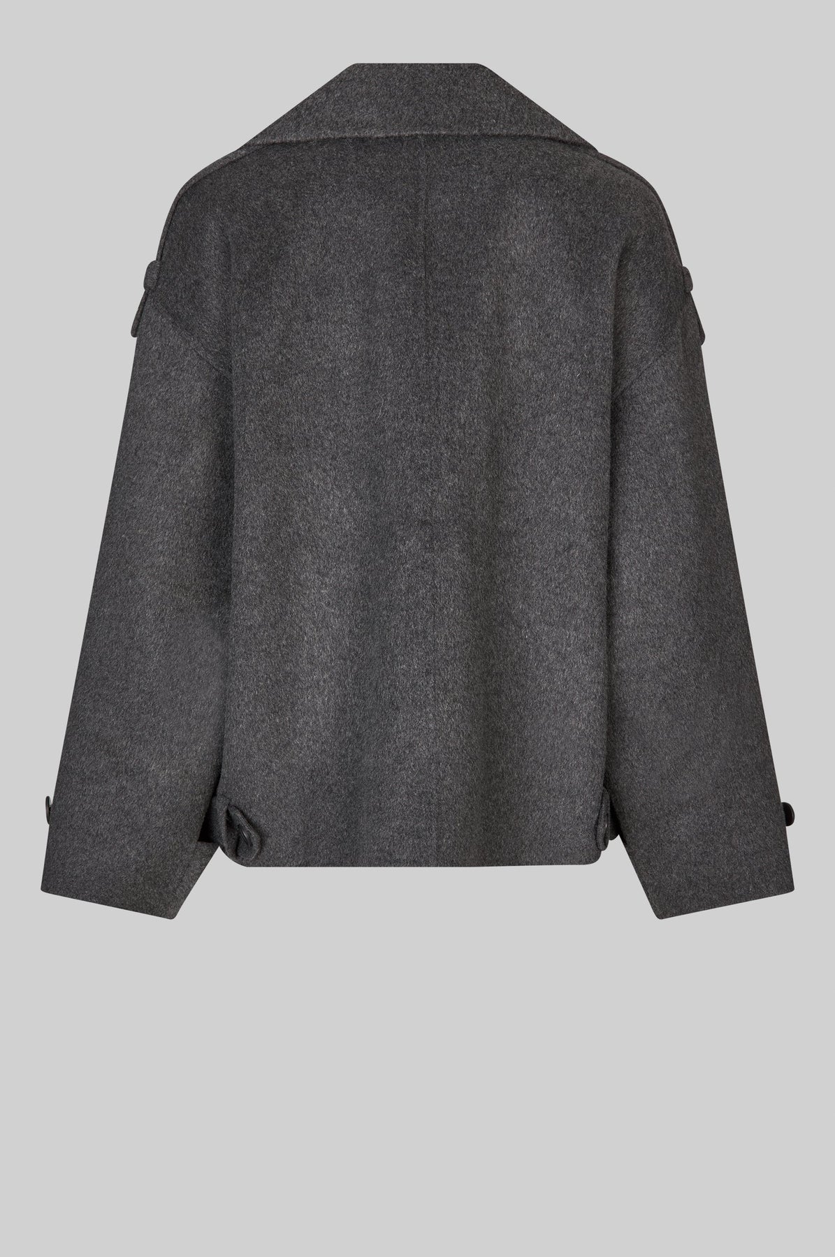 Walance Short Jacket - Dark Grey Melange
