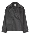 Walance Short Jacket - Dark Grey Melange