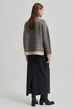 Capella Knit T-Neck - Brazilian Sand