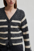 Ovalis Knit Wide Sleeve Kofta - Volcanic Ash