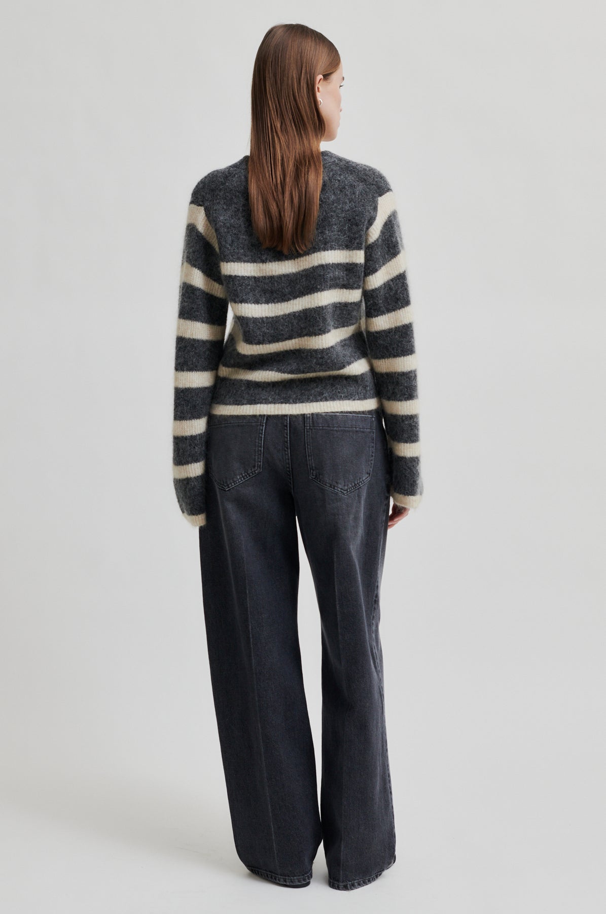 Ovalis Knit Wide Sleeve Kofta - Volcanic Ash